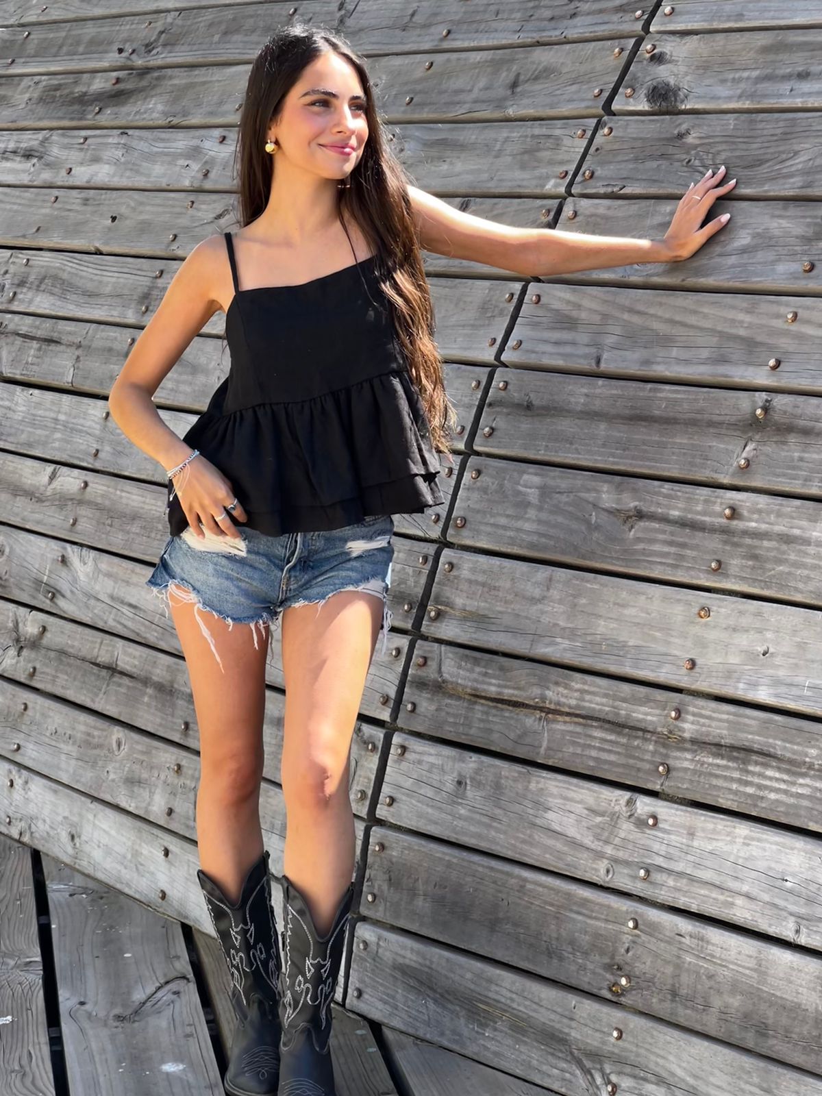 TOP LORENZA NEGRO