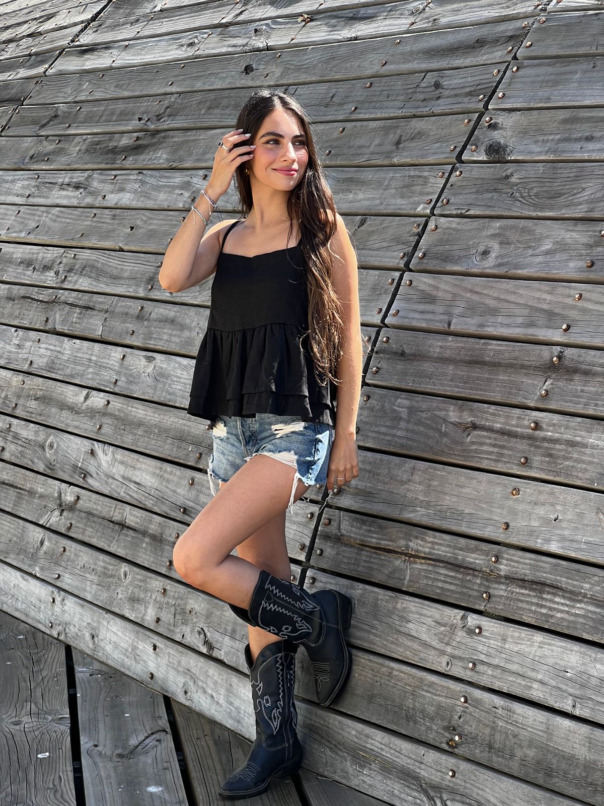 TOP LORENZA NEGRO