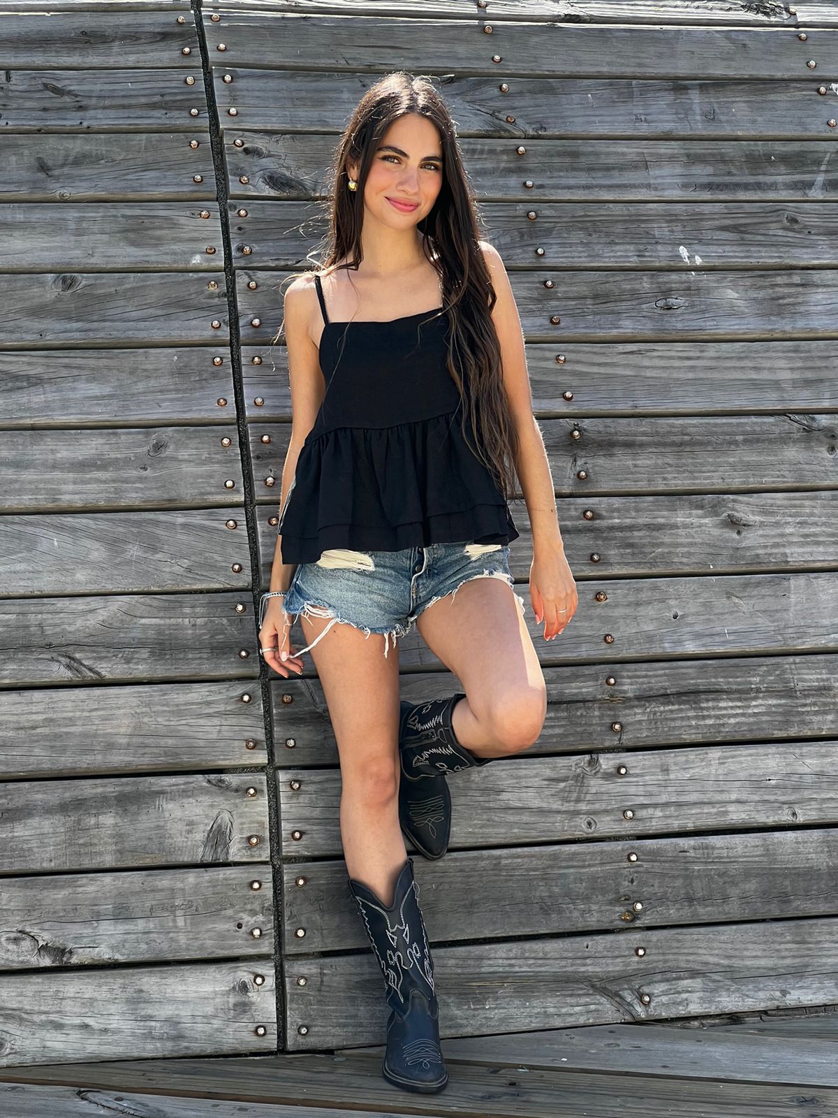 TOP LORENZA NEGRO