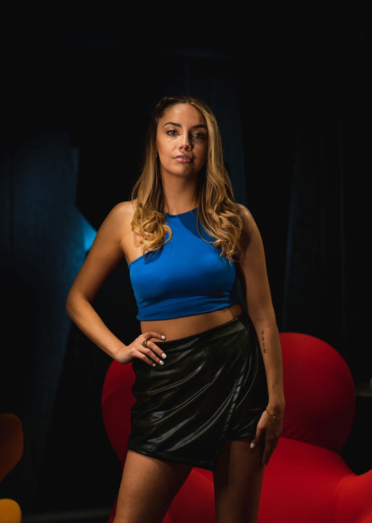 TOP SIMONA AZUL